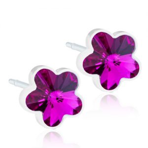 Blomdahl Medical Plastic Flower Fuchsia 6mm B 194_7330981150436_15-0130-09