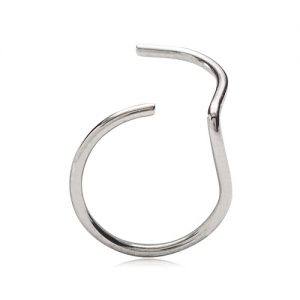 Blomdahl - Natural Titanium Ring Left 8mm B_7330981522219_17-1250-002_L